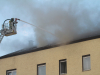 Dachstuhlbrand in einem ehemaligen Quarantäne Haus