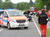 22 jähriger Motorradfahrer lebensgefährlich verletzt